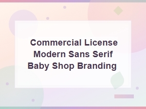 Modern Sans Serif Fonts for Baby Shop Branding